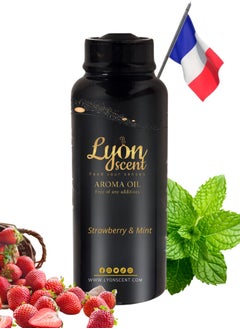 LYON SCENT Lyon Scent Aroma Oil, 100% Pure Oil, Perfume for Air Freshener, Diffuser Aroma, Fragrance Oil, Air Freshener Oil refill, Essential Scented Oil, Luxurious Scent (Strawberry & Mint)  - Image 1