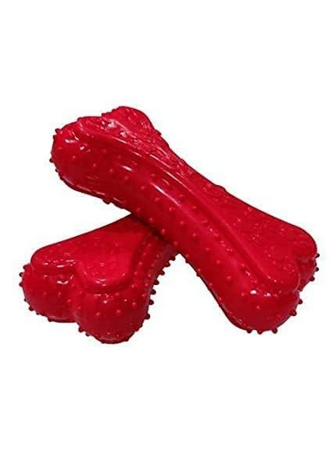 كرة مضغ غير سامة قوية ومتينة للغاية وشوكية وعظمة مسننة لإحضارها للكلاب والجراء والسلالات - Image 5