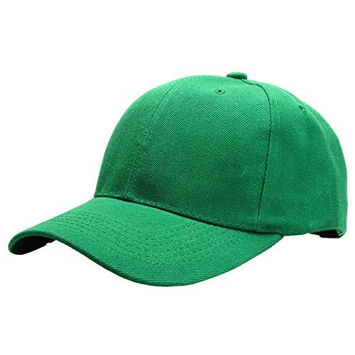 Falari Baseball Cap Adjustable Size for Running Workouts and Outdoor Activities All Seasons (1pc Kelly Green) - Image 1