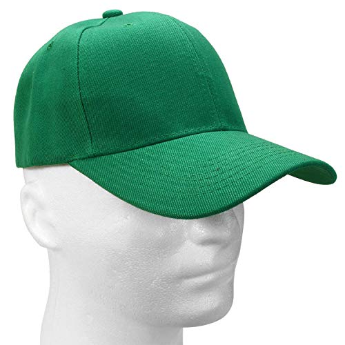 Falari Baseball Cap Adjustable Size for Running Workouts and Outdoor Activities All Seasons (1pc Kelly Green) - Image 5