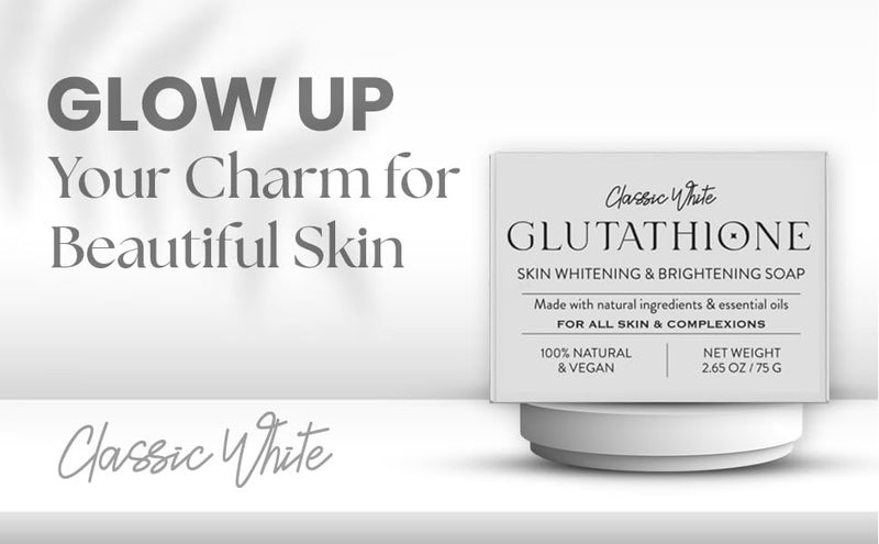 classicwhite صابون تبييض البشرة الكلاسيكي الأبيض مع الجلوتاثيون مصنوع من مكونات طبيعية وزيوت أساسية لجميع أنواع البشرة 75 جرام عبوة من 4 - Image 5