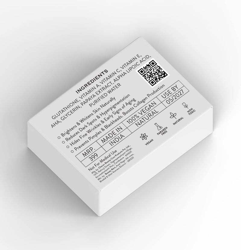 classicwhite صابون تبييض البشرة الكلاسيكي الأبيض مع الجلوتاثيون مصنوع من مكونات طبيعية وزيوت أساسية لجميع أنواع البشرة 75 جرام عبوة من 4 - Image 2