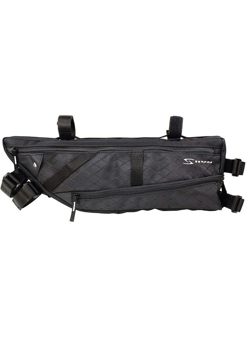 SERFAS Serfas Ark Expandable HalfFrame Bicycle Bag Black  - Image 1