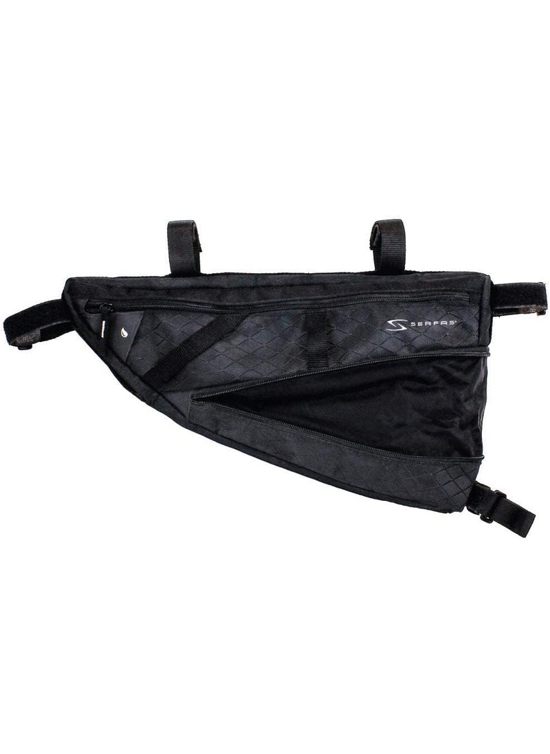 SERFAS Serfas Ark Expandable HalfFrame Bicycle Bag Black  - Image 2