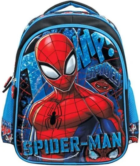 GENC DIJITAL BASKI GENC DIGITAL PRINTING Spiderman Primary School Bag Loft Stand Tall (10 Piece Mega Set)