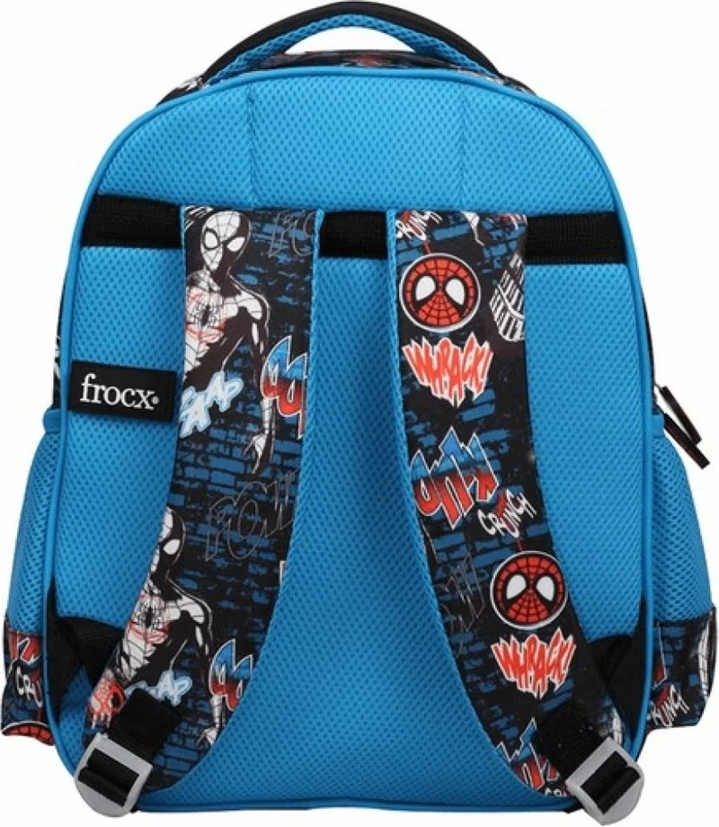 GENC DIJITAL BASKI GENC DIGITAL PRINTING Spiderman Primary School Bag Loft Stand Tall (10 Piece Mega Set)