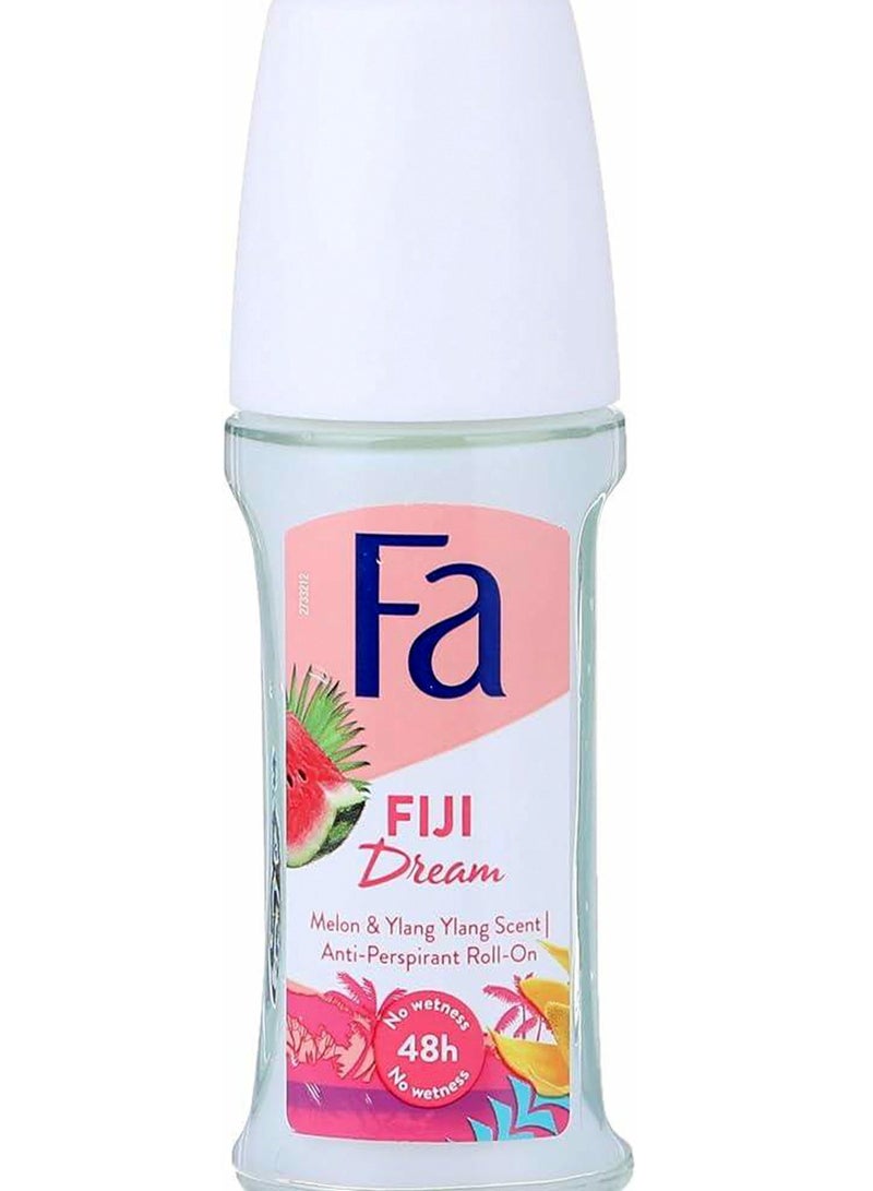 Fa Roll-On Deodorant With Melon & Ylang Scent 50ml