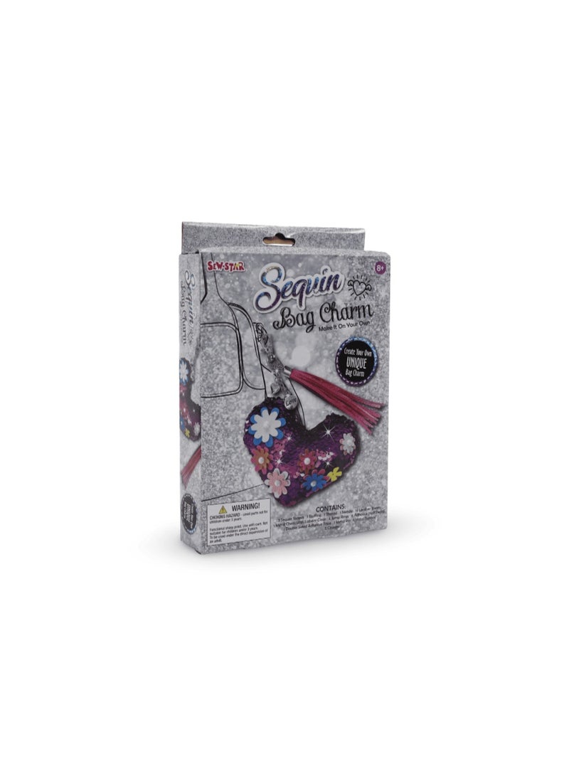 Sew Star Sequin Hanger Bag Charm DIY Kit - Image 1