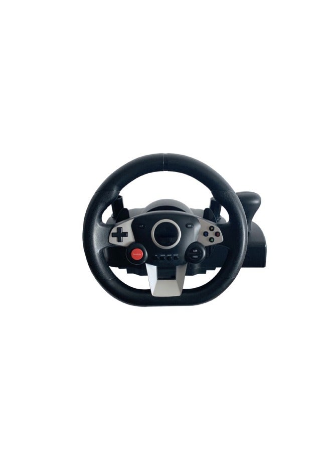 Direct 270 Degree Steering Programmable Buttons Compatible With Multi-platform Racing Driving Simulation Game Steering Wheel-Product Color:Black  - Image 4