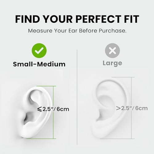Avantree Resolve – USB-C Wired Open-Ear Earbuds w/Mic & Over-Ear Hook, for Women, Kids & Young Men w/Small Ears, Ideal for Office, Outdoor & Home (Small-Medium Size) - Image 2