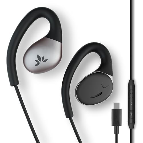 Avantree Resolve – USB-C Wired Open-Ear Earbuds w/Mic & Over-Ear Hook, for Women, Kids & Young Men w/Small Ears, Ideal for Office, Outdoor & Home (Small-Medium Size) - Image 1