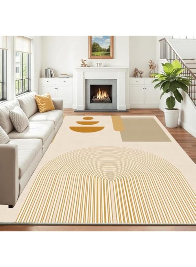 Arabest Modern Contemporary Aesthetic 120 * 180CM Area Rugs, Washable & Stain Resistant Carpet,Home Decor for Living Room & Bedroom - Image 5