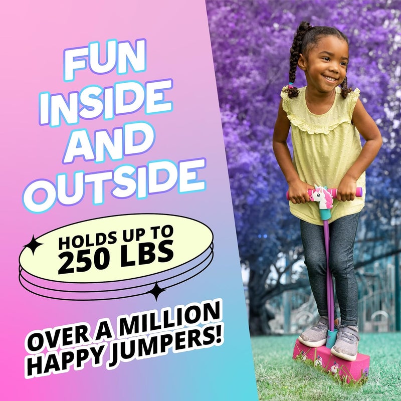 Flybar My First Foam Pogo Jumper for Kids Fun and Safe Pogo Stick for Toddlers, Durable Foam and Bungee Jumper for Ages 3 and up, Supports up to 250lbs - Image 4