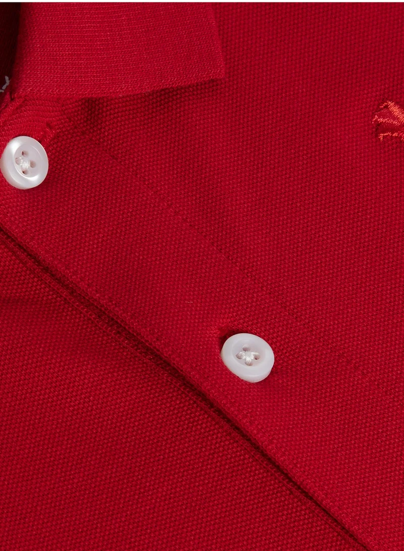 GIORDANO Lion Polo Red