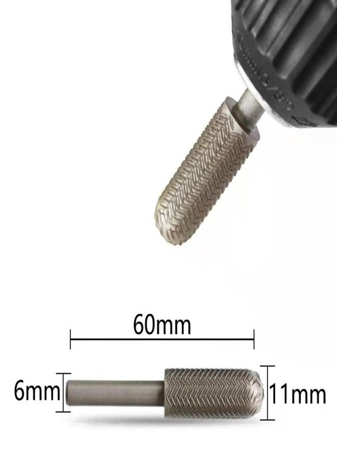 ILIKA 1/8''(3mm) Shank Rotary Burr Rasp Set Carbon Steel Wood Carving File Rasp Drill Bits Fit Dremel Rotary Tools for DIY Woodworking Wood Plastic Carving Polishing Grinding Engraving, 10Pcs - Image 4