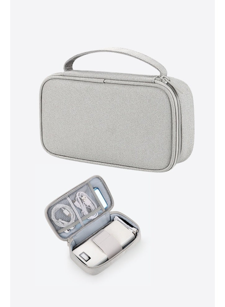 حقيبة تنظيم إلكترونية مقاومة للماء، وحقيبة تكنولوجيا السفر، وحقيبة الأدوات الإضافية الرقمية للهواتف الذكية/الكاميرات/مصارف الطاقة/كابلات البيانات، حقيبة إدارة الكوابل، الحجم المتوسط - Image 1