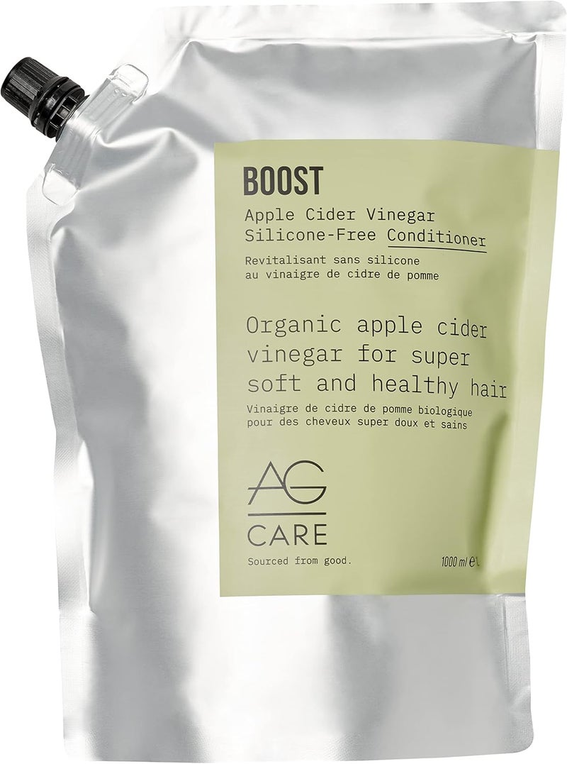 AG Care AG Hair BOOST Apple Cider Vinegar Refill Conditioner 1L - Image 1