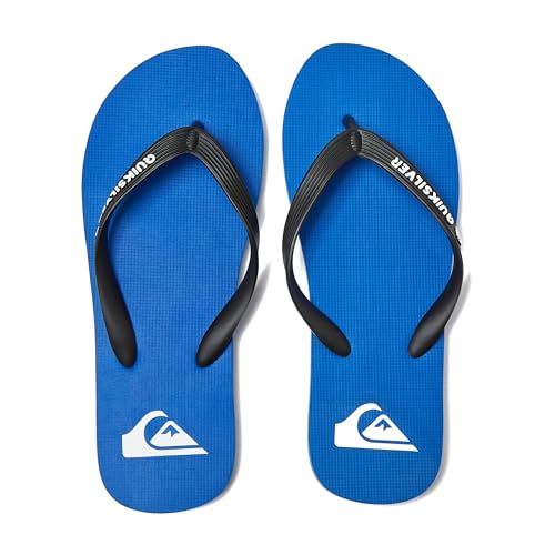 Quiksilver Men's MOLOKAI Sandal, black/blue/black, 11 M US - Image 4