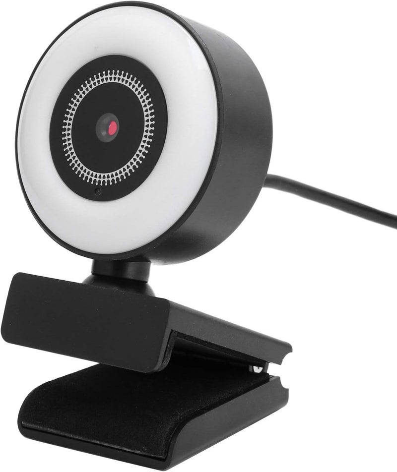 Webcam with Light Built in Microphone, 1080P HD Live Streaming Webcam, Plug and Play USB Camera with Auto Focus for Video Conferencing, YouTube, OBS, and Online Classes - Image 5