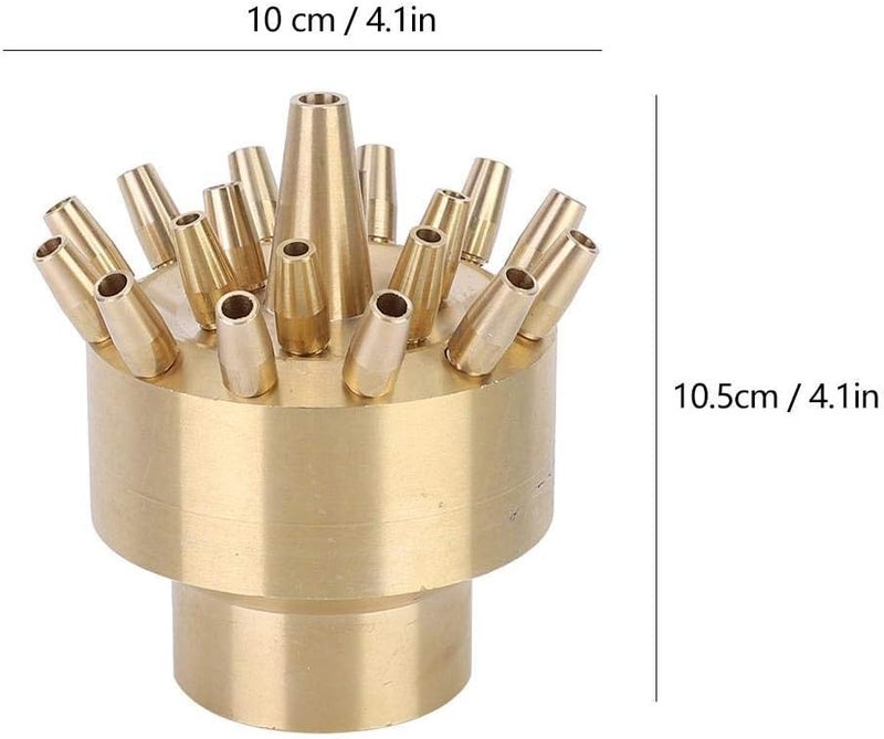 MAXAIR BRASS ADJUSTABLE TYPE 19 NOZZLE 3STAGES FOUNTAIN HEAD HEAVY DUTY FEMALE THREAD 1" BSPT FOR GARDEN, POND, POOL ETC - Image 4
