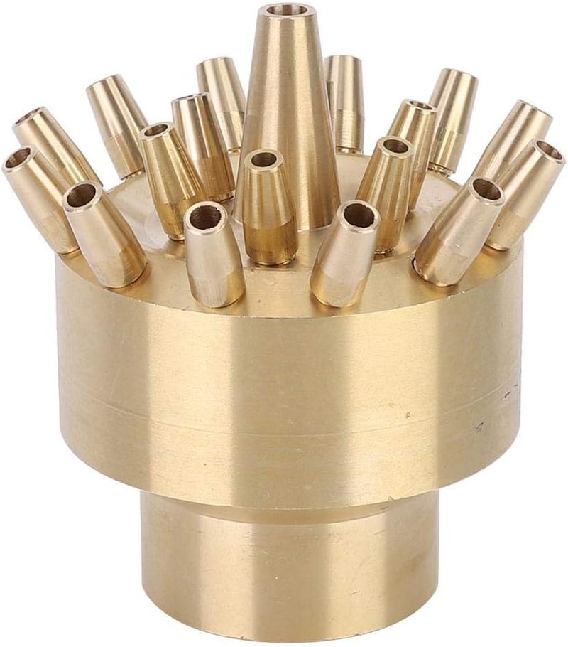 MAXAIR BRASS ADJUSTABLE TYPE 19 NOZZLE 3STAGES FOUNTAIN HEAD HEAVY DUTY FEMALE THREAD 1" BSPT FOR GARDEN, POND, POOL ETC - Image 2