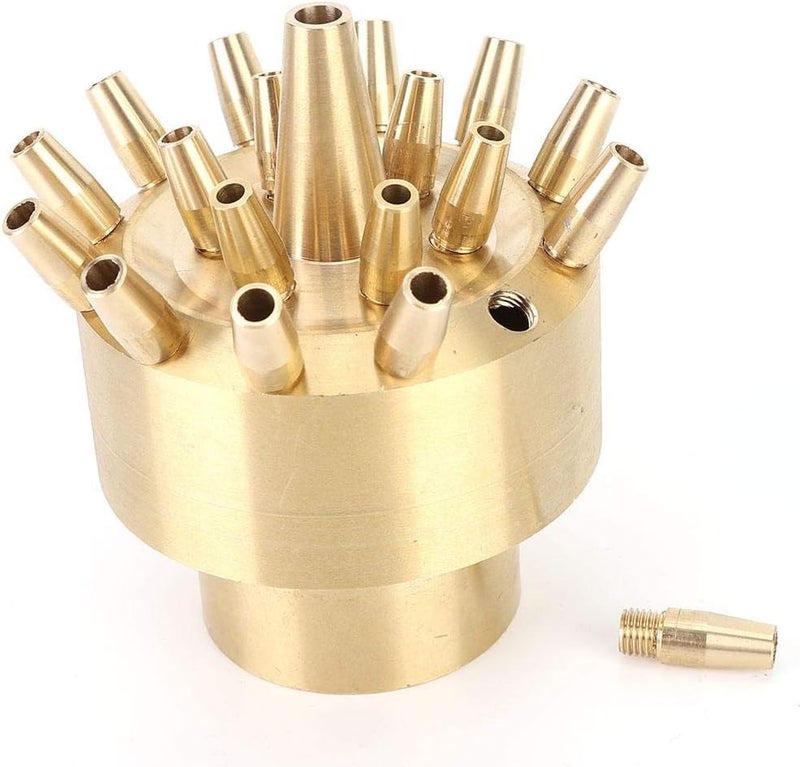 MAXAIR BRASS ADJUSTABLE TYPE 19 NOZZLE 3STAGES FOUNTAIN HEAD HEAVY DUTY FEMALE THREAD 1" BSPT FOR GARDEN, POND, POOL ETC - Image 3