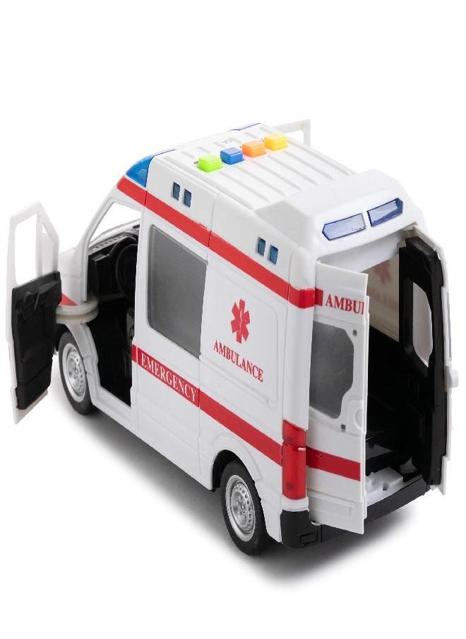 Toy To Enjoy Ambulance Toy Car with Light & Siren Sound Effects - Friction Powered Wheels & LED Lights - Heavy Duty Plastic Rescue Vehicle Toy for Kids & Children - pzsku/Z9361A9DD507392691725Z/45/_/1686134429/cc963a52-fc06-40ee-9cb0-6b44af1a76a5