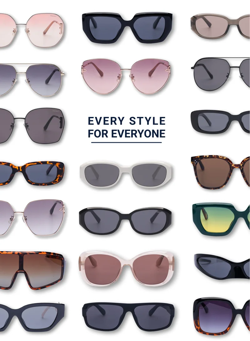 flâneur Stylish Oversized Square Polarized Sunglasses For Women and Men