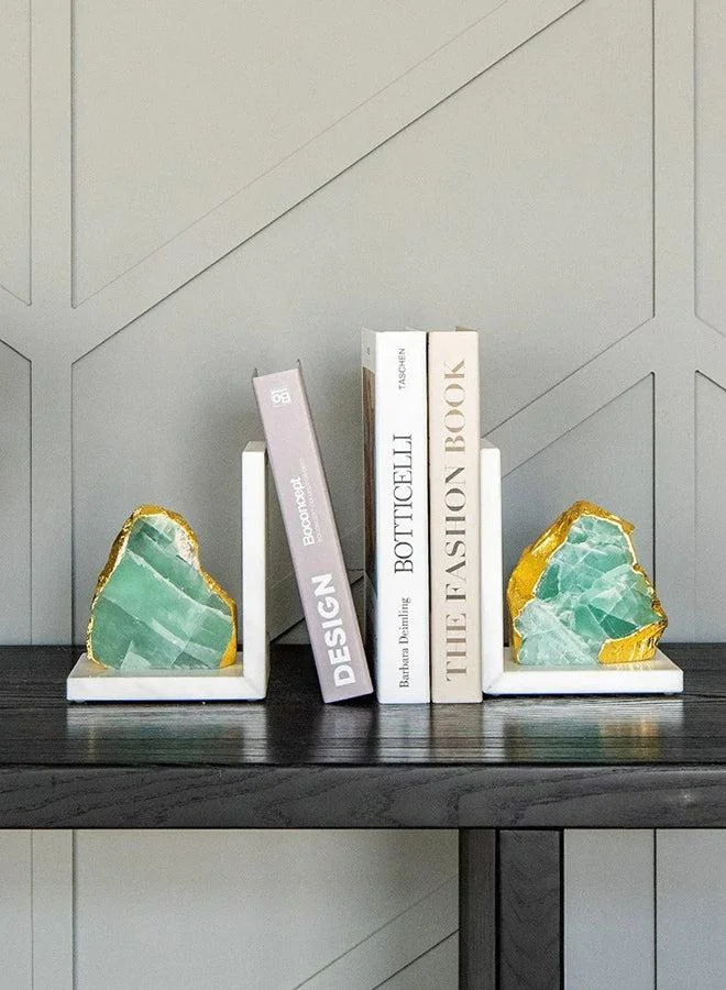 KNOT HOME Isaac Twain Marble Based Statues (2pcs) Knot Home Designer Accessory for Bedroom Living Dining Room Office Area Décor