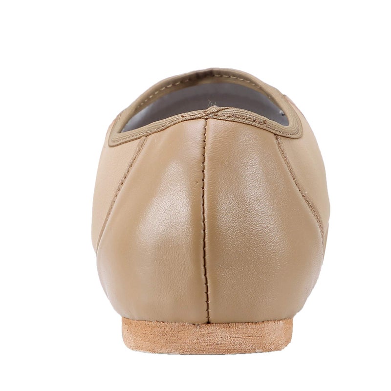 ARCLIBER Leather Jazz Shoe Women/Men Slip-on Brown 10 M US - Image 3