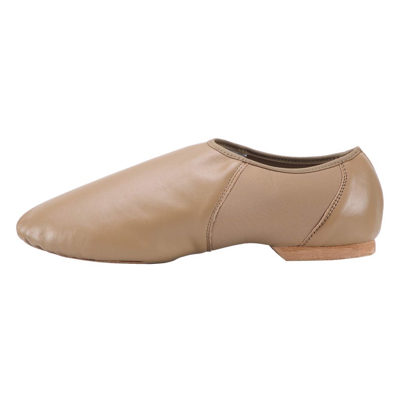 ARCLIBER Leather Jazz Shoe Women/Men Slip-on Brown 10 M US - Image 5