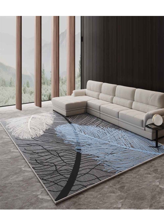 NKX Nordic Light Luxury Living Room Carpet with Plastic bottom crystal velvet 160 X 230cm - Image 1
