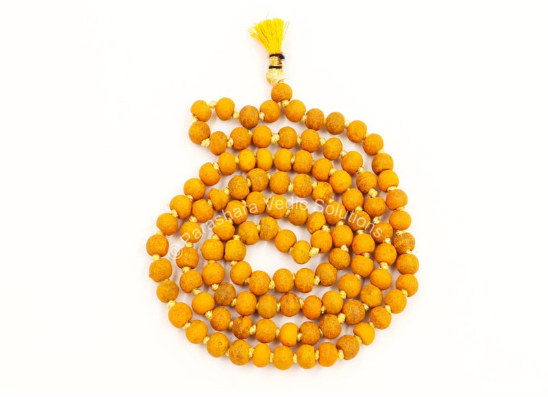ARKAM Unisex Adult Haldi Mala - Natural Turmeric Mala (Size: 7Mm, Length: 32 Inches, Beads: 108+1) - Image 4