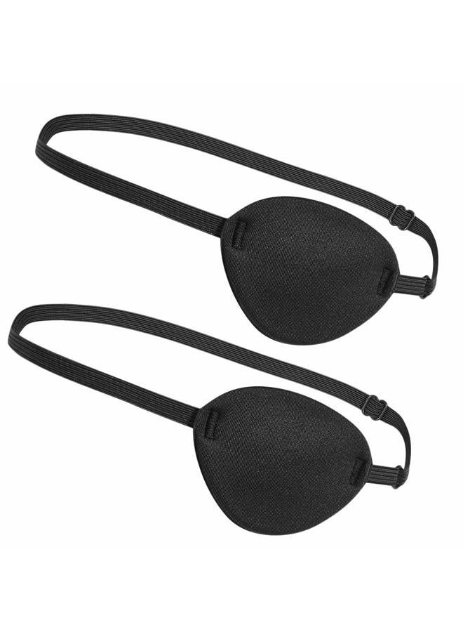 Tvoip 2Pcs Single Eye Mask 3D Stereo Comfort Sponge Shading Cover Training Pirate Toy Eye Patch Eye Mask For Children Adult Kids - Image 1
