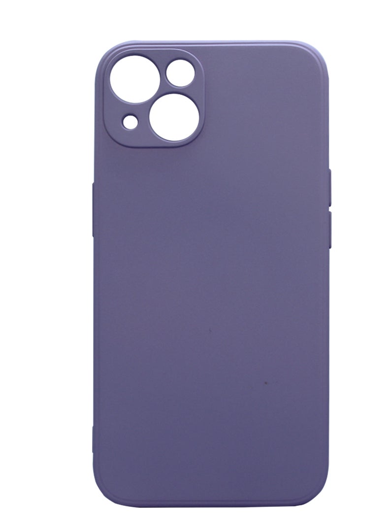 Theodor Protective Ultra Slim Fit Case Liquid Silicone Gel Cover with Full Body Protection Anti-Scratch Shockproof Case For iPhone 14 LIQUID SILICON PURPLE - Image 1