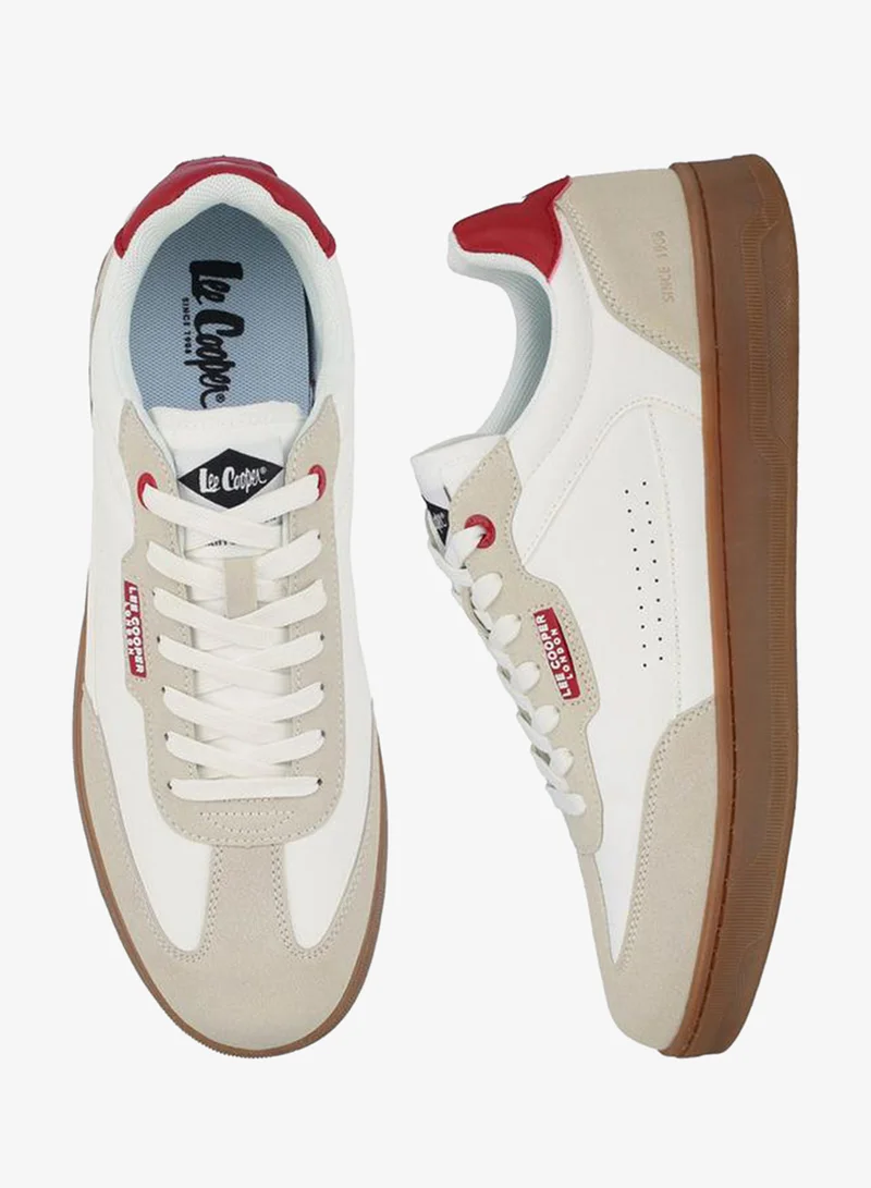 Men Colourblock Lace-Up Sneakers