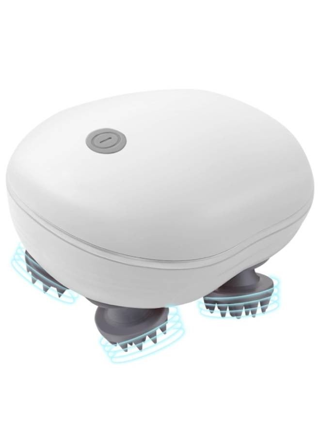 Loquat Electric Scalp Massager, 3 Speeds Rechargeable Wireless Pain Relief Infrared Therapy Head Massager, Scalp Stress Relax, Head Massager for Hair Growth, Head Scratcher, Cat Dog Pet Massager - Image 1