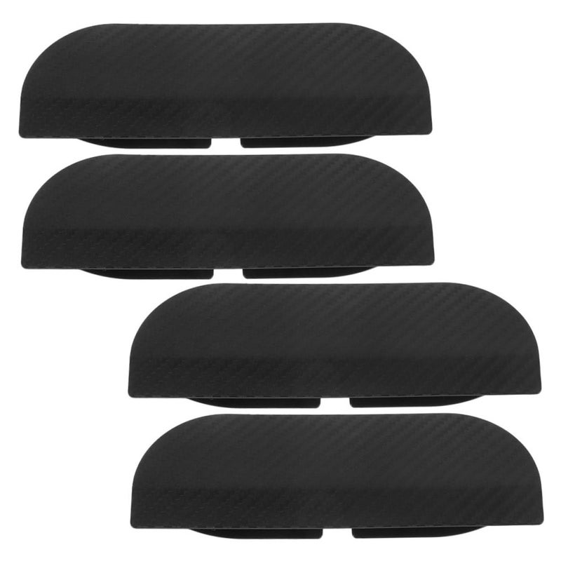 4Pcs Car Side Mirror Rain Guards Water Repellent Eyebrows Black Exterior Accessories - Image 2
