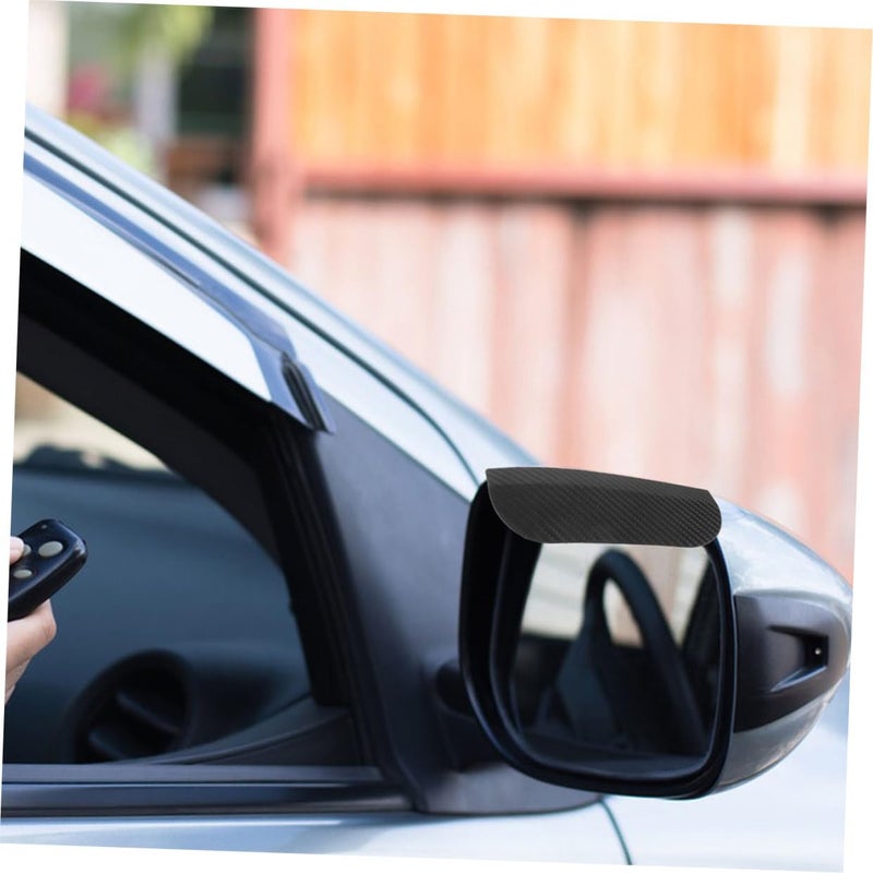 4Pcs Car Side Mirror Rain Guards Water Repellent Eyebrows Black Exterior Accessories - Image 5