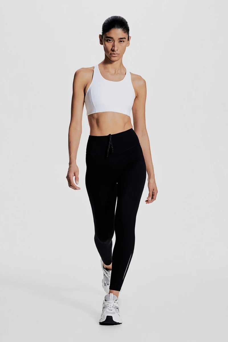 اتش اند ام حمالة صدر رياضية بدعم عالي من نسيج شيب موف