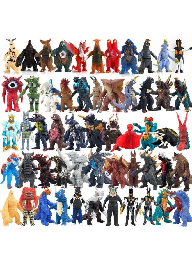 Generic Soft Glue Monster Toy Blazer Monster Full Series Action Figure Children's Toy Soft Glue-Color:104 Runaway King Of Fred (full Body Sprayed With Gold)  - Image 2