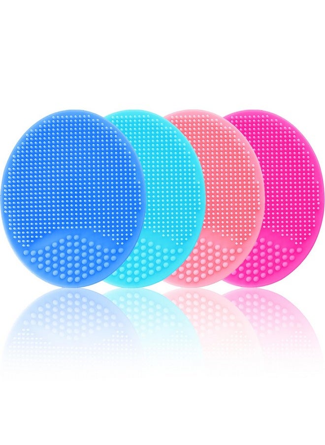 Face Scrubber Facial Exfoliator Face Scrub Brush Soft Face Brush Silicone Facial Cleansing Brush Face Exfoliator Blackhead Acne Pore Cradle Cap Face Wash Brush For Deep Cleaning Skin Care 4 Pack - pzsku/Z93621FB805A9954BC792Z/45/_/1707976117/6d08e49b-0747-4724-a356-c317f6954c52