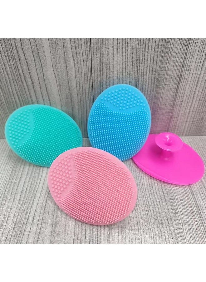 Face Scrubber Facial Exfoliator Face Scrub Brush Soft Face Brush Silicone Facial Cleansing Brush Face Exfoliator Blackhead Acne Pore Cradle Cap Face Wash Brush For Deep Cleaning Skin Care 4 Pack - pzsku/Z93621FB805A9954BC792Z/45/_/1707976185/16edd648-eb4b-4a03-a329-dd0f949f8ca6