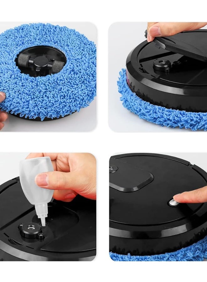 Smart Floor Sweeping Robot with Spray Humidification – Dual Mopping, Compact & Rechargeable  - Image 3