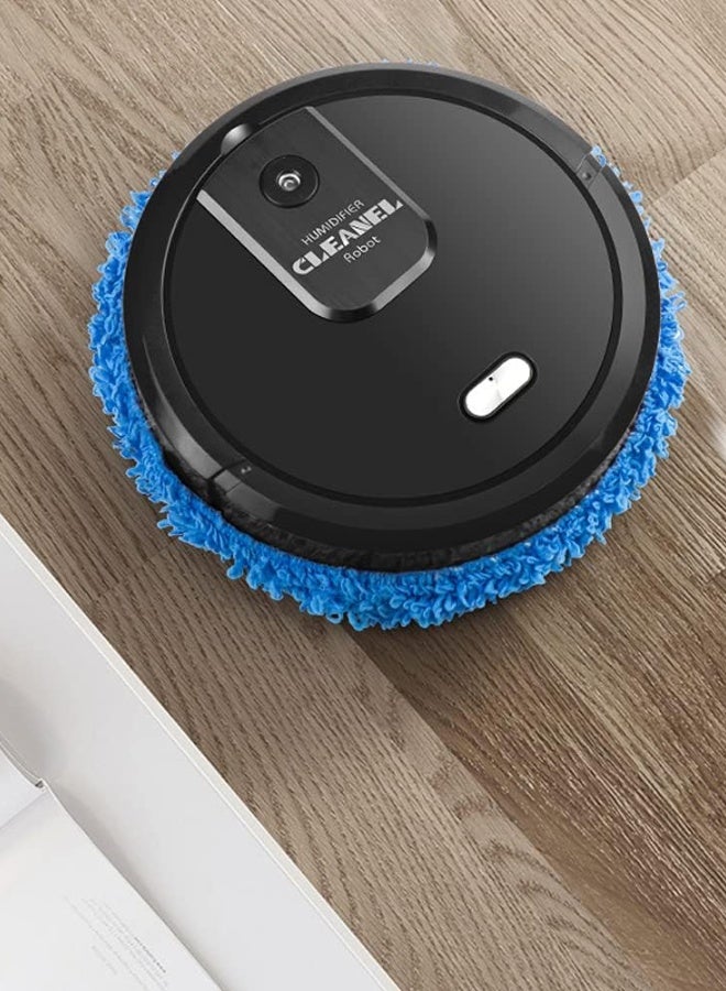 Smart Floor Sweeping Robot with Spray Humidification – Dual Mopping, Compact & Rechargeable  - Image 1