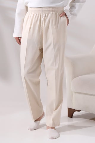 Men's Cream Çınar Casual Cut Elastic Waist Hajj and Umrah Linen Shalwar Trousers - pzsku/Z93624C41760FF60E20B4Z/45/_/1725722323/d8f67ada-f353-4220-a898-9513b1452a1a