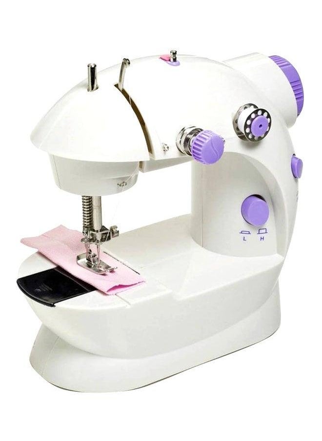 Generic - Multifunctional Mini Sewing Machine With Two Speed Control White - Image 1