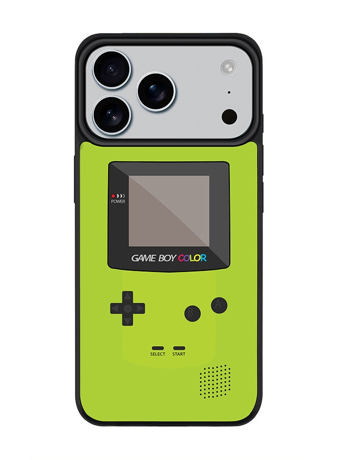 Stylizedd حافظة آيفون 17 برو ماكس، [متوافقة مع ماغسيف] غلاف مغناطيسي نحيف لحافظة هاتف آيفون 17 برو ماكس - جيم بوي كولور - أخضر - Image 1