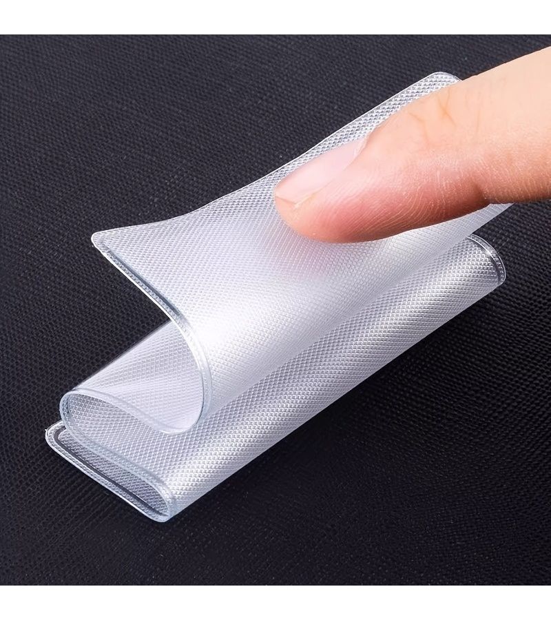 حافظات شفافة من PVC مكونة من 7 قطع لحماية البطاقات، سميكة ومقاومة للخدش لحالات الهوية. - Image 4