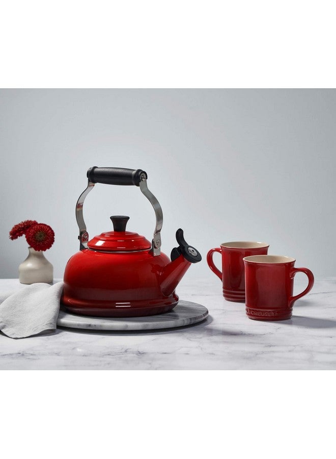 Le Creuset Le Creuset Stoneware Set of 4 Mugs, 14 oz. each, Cerise  - Image 5